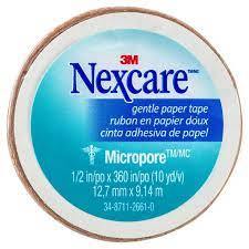 Nexcare Micropore First Aid Tape  Tan 12.7mm x 9.14m - DominionRoadPharmacy
