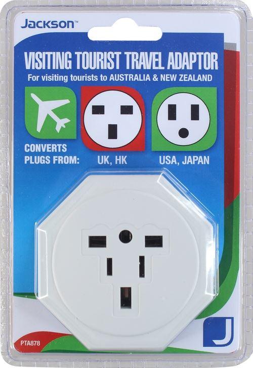 Jackson Travel Adaptor, converts USA, UK &amp; Japanese Plugs-PTA878