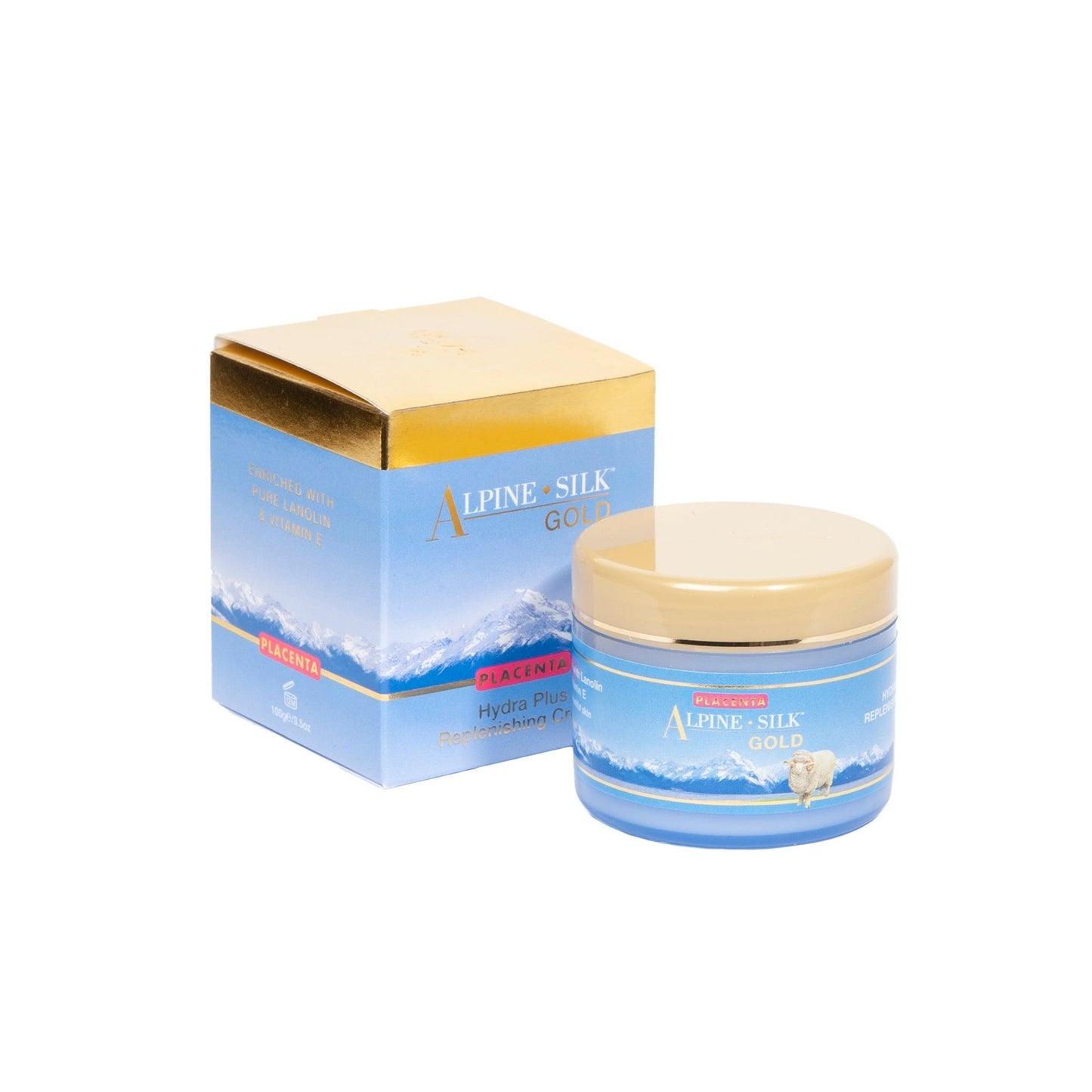 Alpine Silk Gold Hydra Plus Replenishing Cream 100g