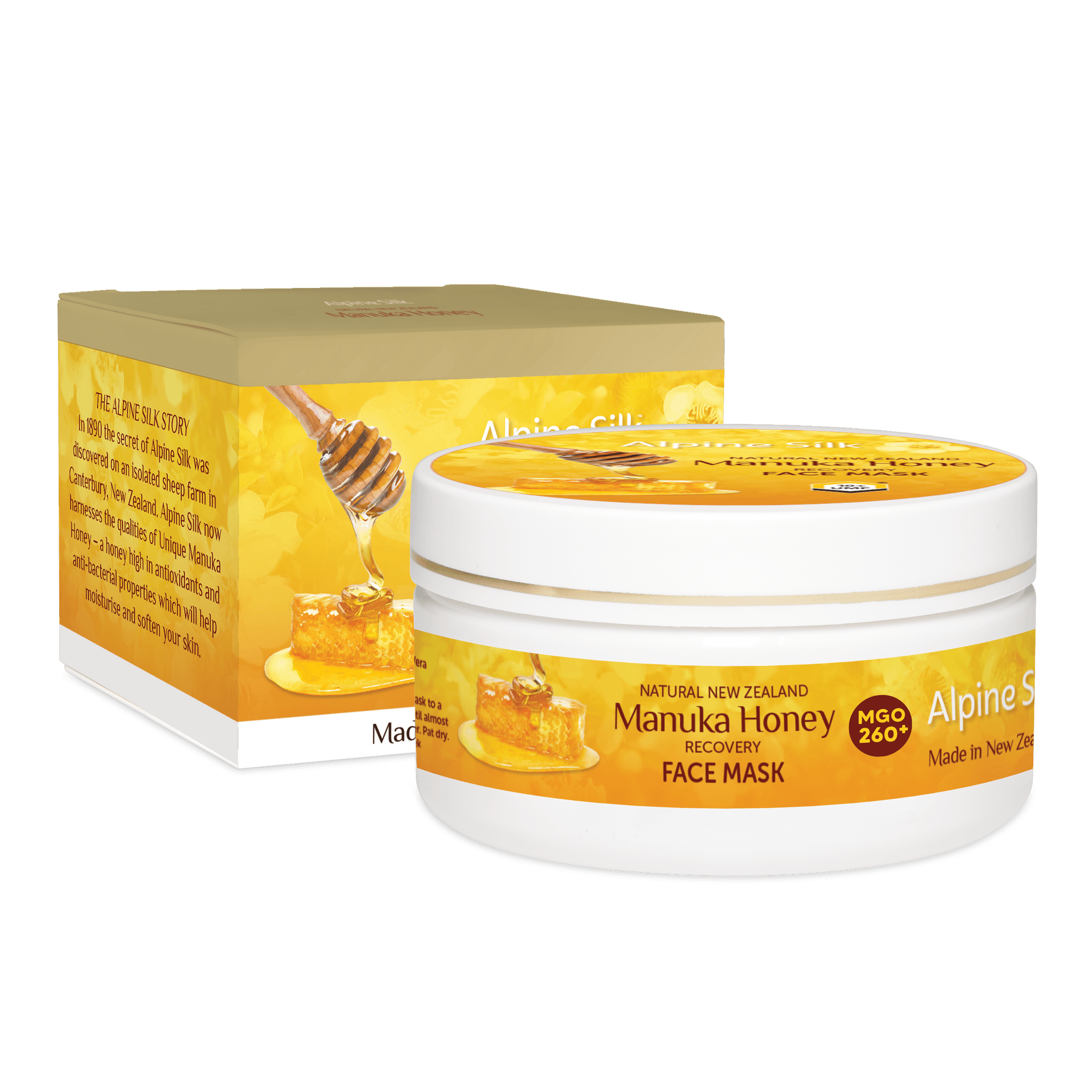 Alpine Silk Manuka Honey Face Mask 100g