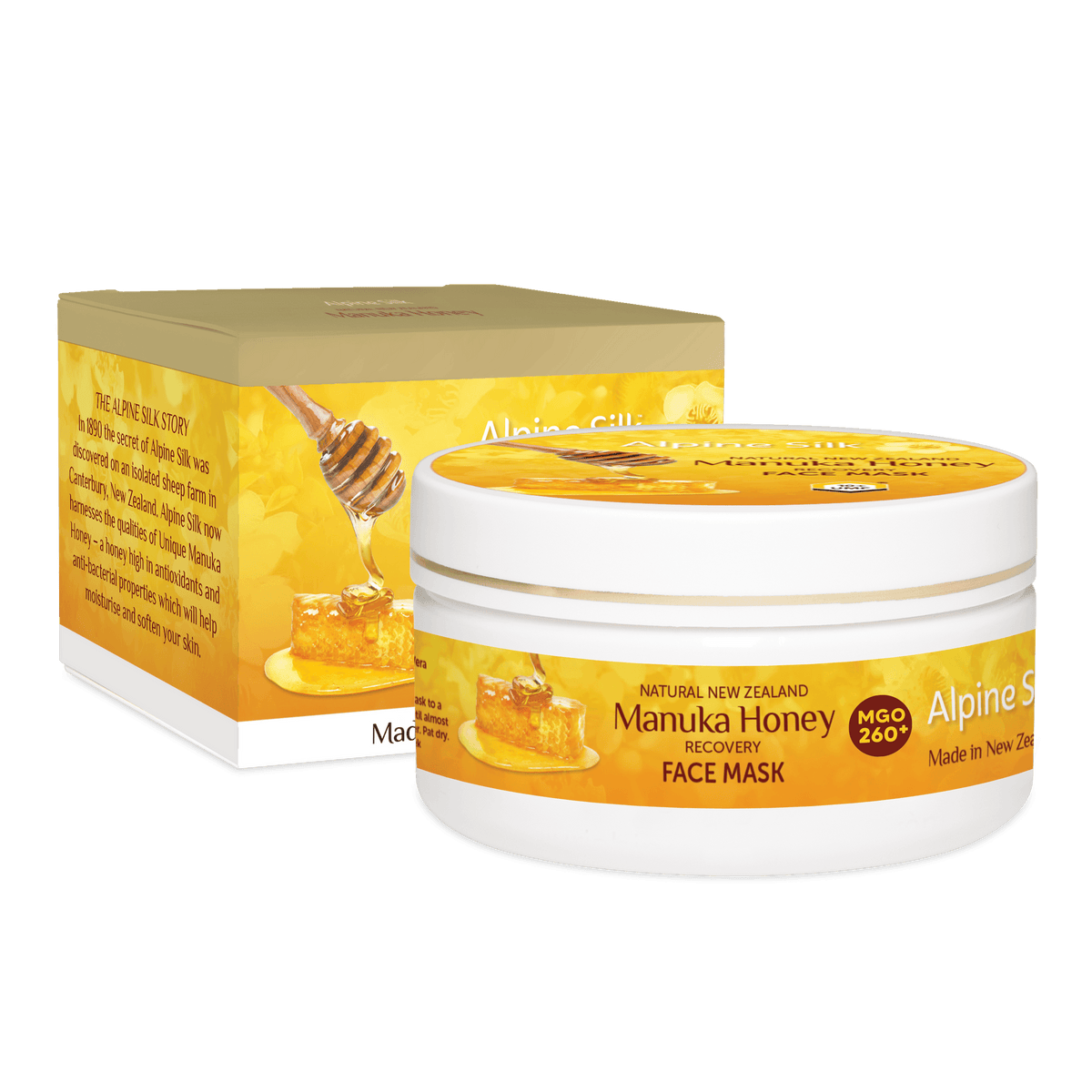 Alpine Silk Manuka Honey Face Mask 100g