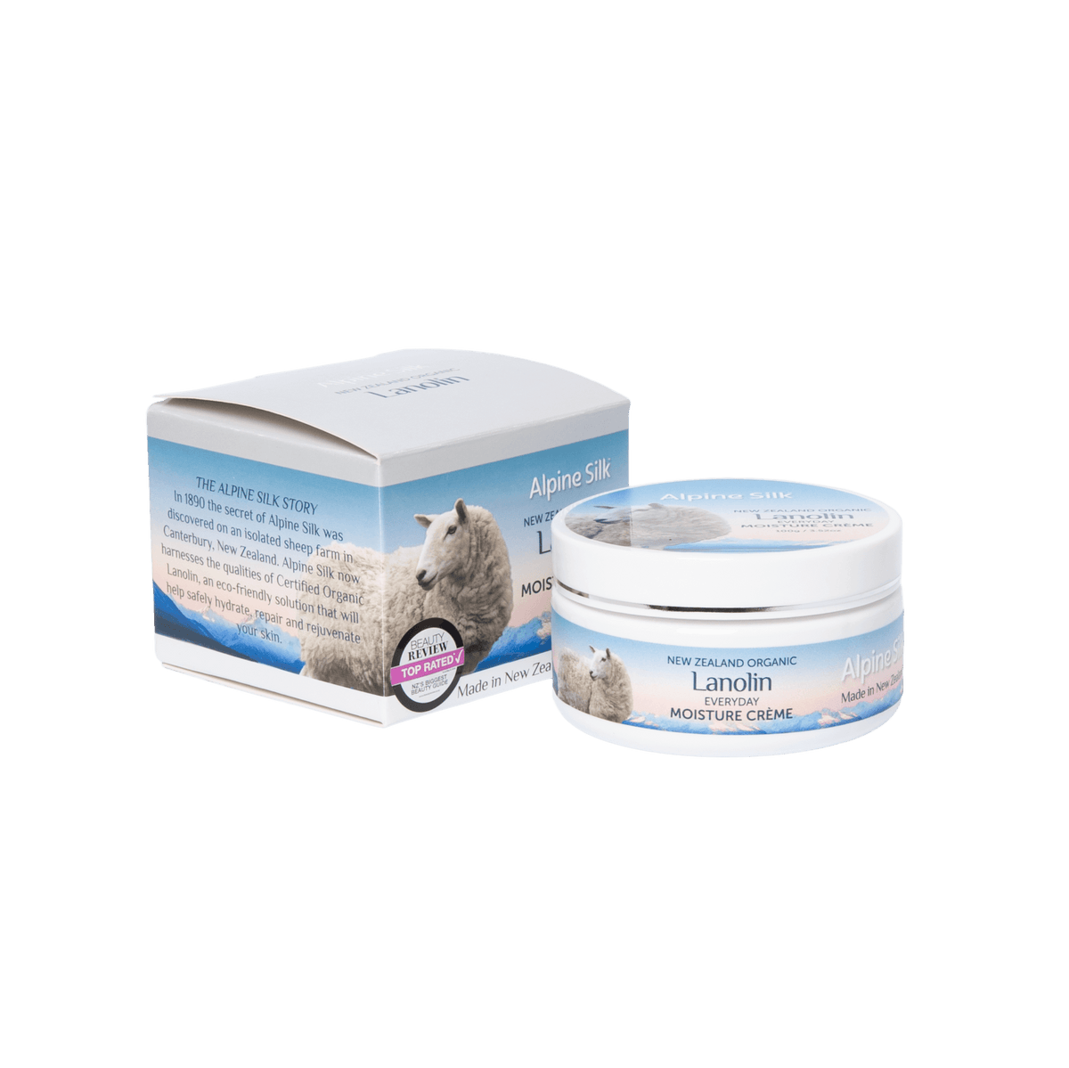 Alpine Silk Organic Lanolin Moisture Cream 100g