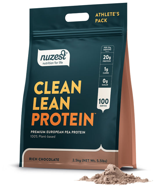 Nuzest Clean Lean Protein 2.5kg Rich Chocolate Athletes Pack