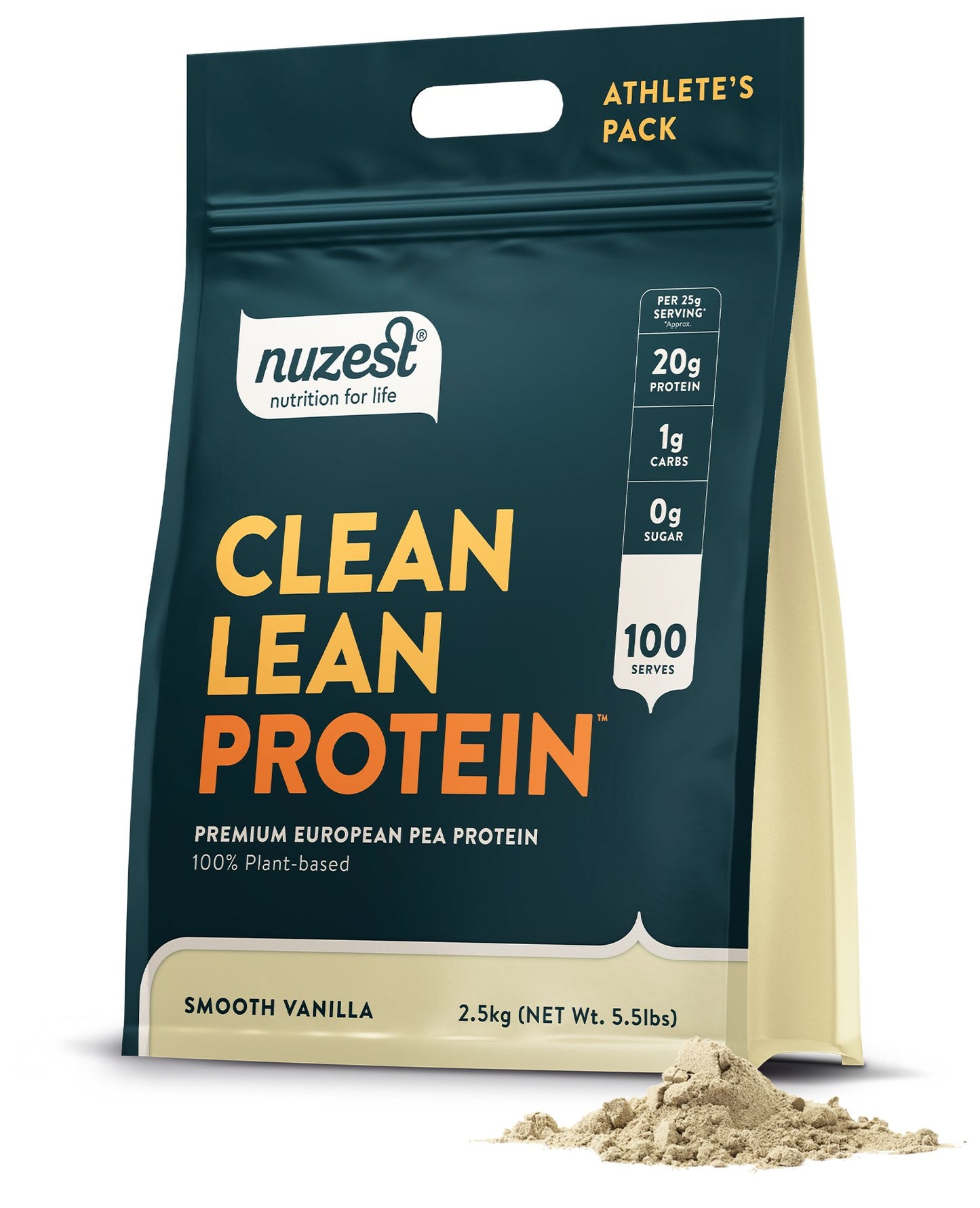 Nuzest Clean Lean Protein 2.5kg Smooth Vanilla Athletes Pack
