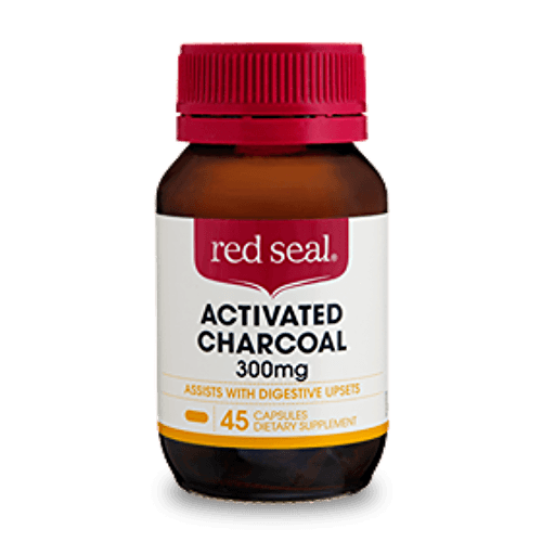 Red Seal Activated Charcoal 300 mg 45 Caps