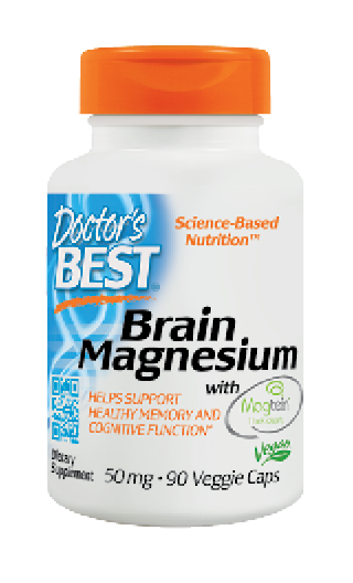 Doctor's Best Brain Magnesium with Magtein (75mg) 90 Veggie Caps