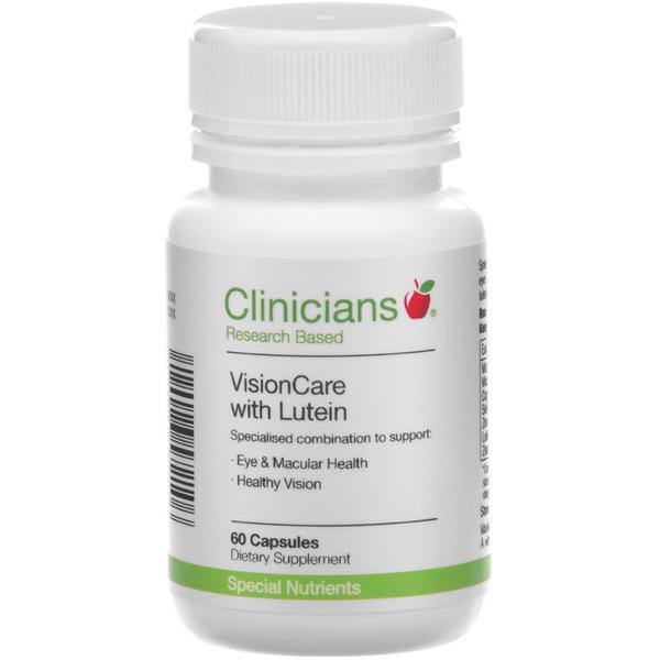 CLINICIANS VISIONCARE WITH LUTEIN 60 CAPSULES - DominionRoadPharmacy