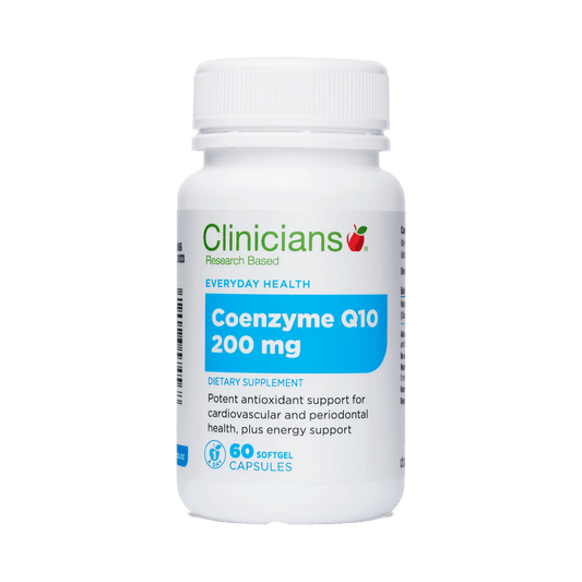 Clinicians Coenzyme Q10 200mg 60 Caps