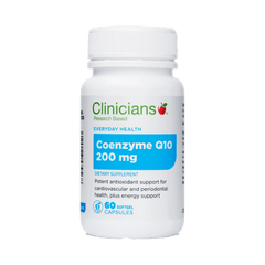 Clinicians Coenzyme Q10 200mg 60 Caps