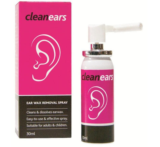 Cleanears ear wax removal spray 30ml - DominionRoadPharmacy