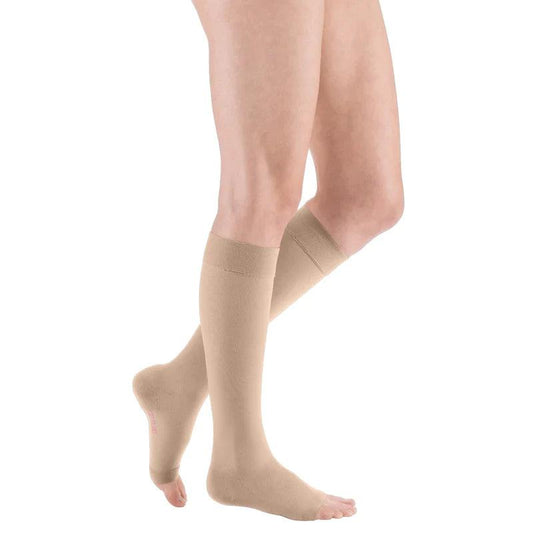 mediven Plus Below Knee Wide Calf Compression Stocking Beige
