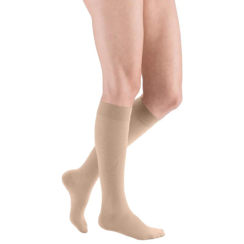 mediven Plus Below Knee Wide Calf Compression Stocking Beige