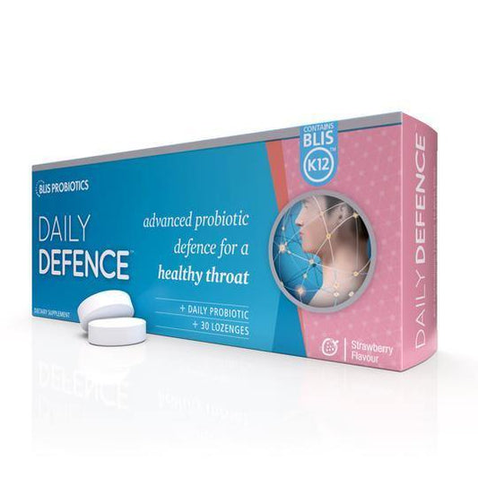 Blis Daily Defence Advanced Probiotic 30 Lozenges-Strawberry