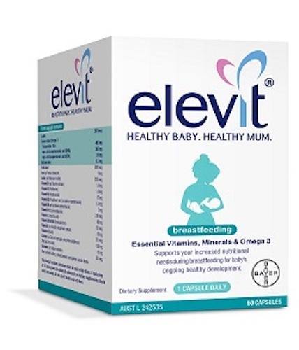 Elevit Breastfeeding 60 Capsules ** On Sale ** - DominionRoadPharmacy