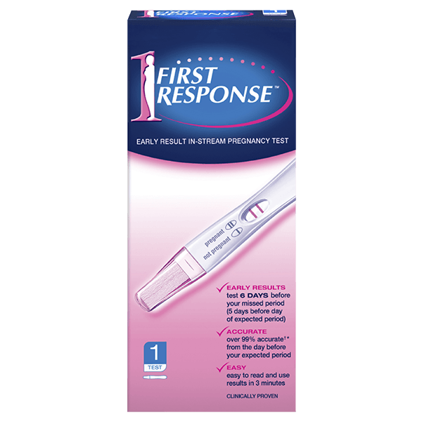 First Response Early Result In Stream Pregnancy Test