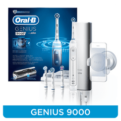 Oral B GENIUS 9000 White Electric Rechargeable Toothbrush