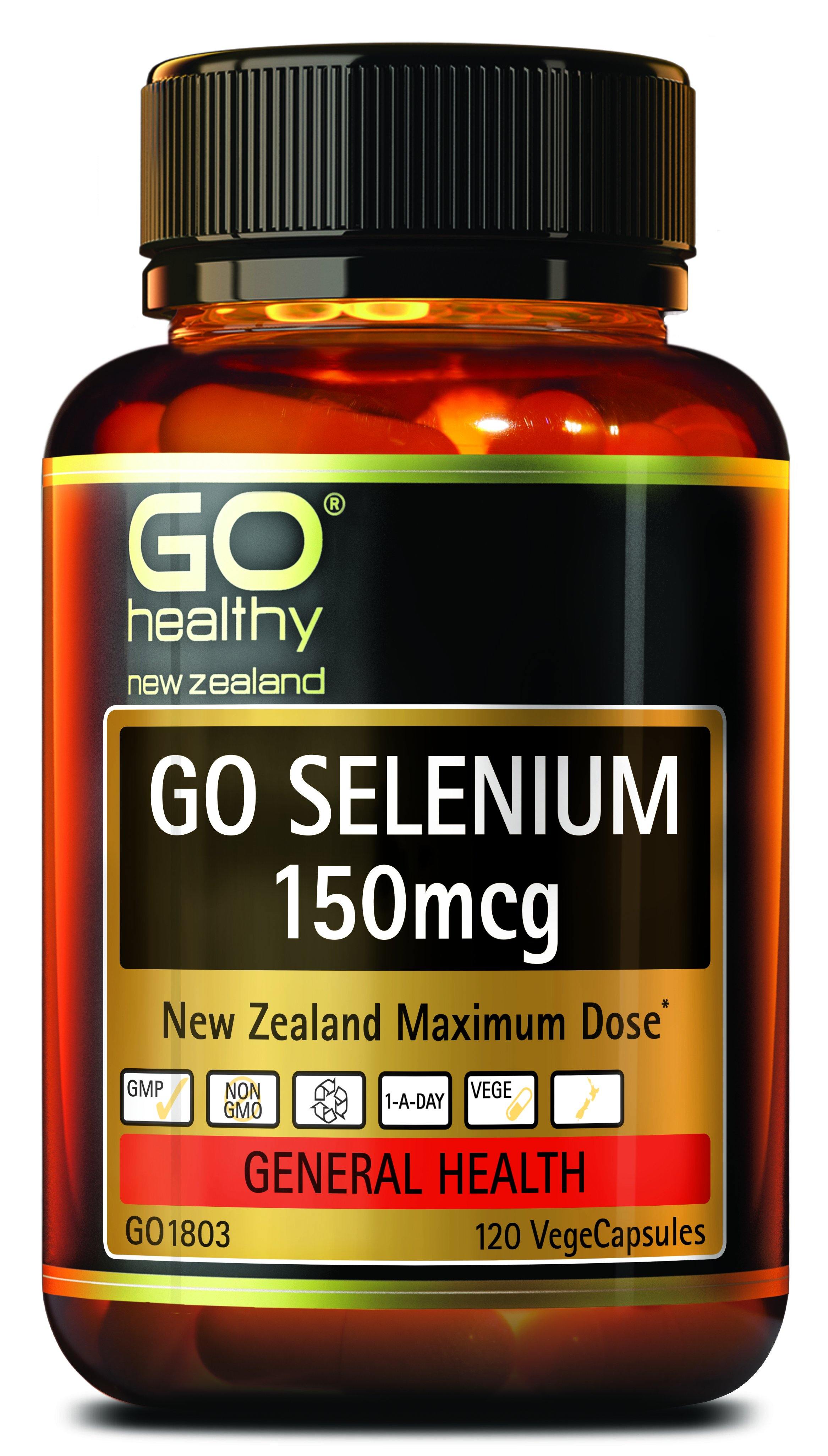 Go Healthy Go Selenium 150mcg 120 Vegecaps