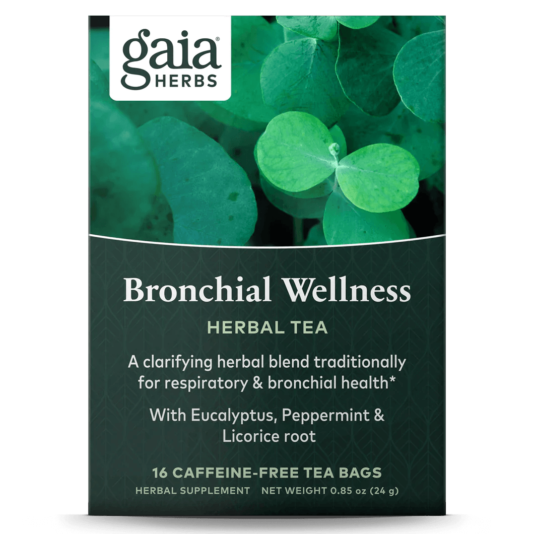 gaia Bronchial Wellness Herbal Tea 16 tea bags