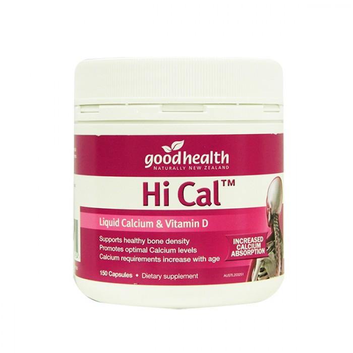 Good Health Hi Cal Liquid Calcium & Vitamin D 150 Caps - DominionRoadPharmacy