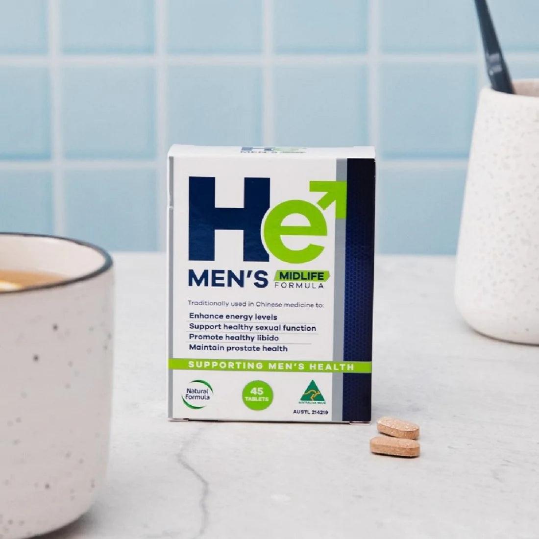 He Men&rsquo;s Midlife Formula &ndash; 45 Tablets