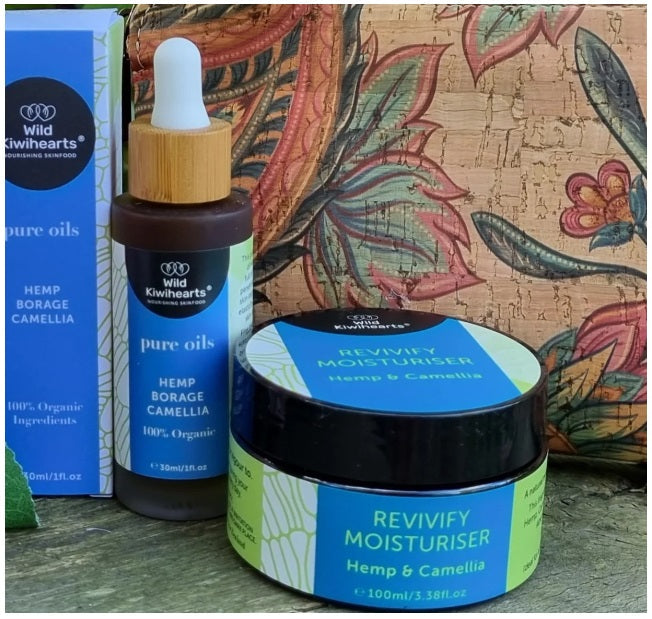 Hemp & Kawakawa Face Care Pack with FREE Cork Bag