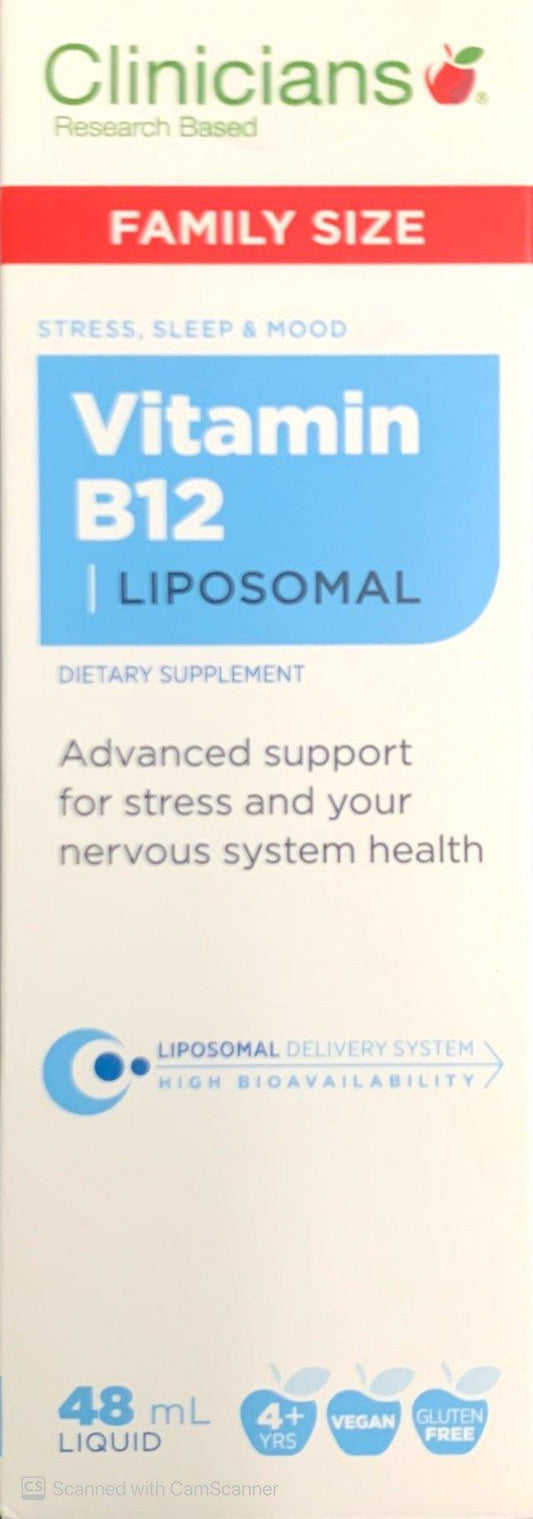 Clinicians Vitamin B12 Liposomal 48ml