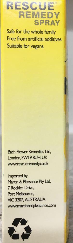 Bach Rescue Remedy Spray 20 mL - DominionRoadPharmacy