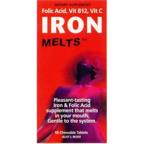 IRON MELTS 50 tablets - DominionRoadPharmacy