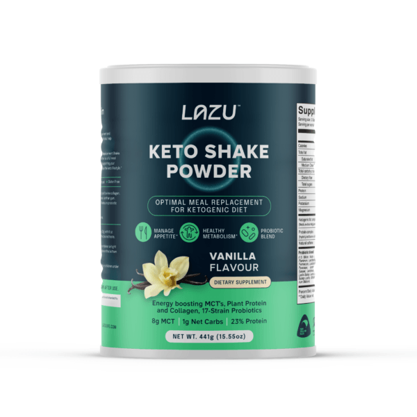 Lazu Keto Shake Powder Vanilla 441 gm