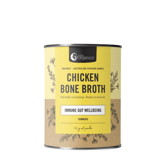 Nutra Organics Chicken Bone Broth Turmeric 125 gm - DominionRoadPharmacy