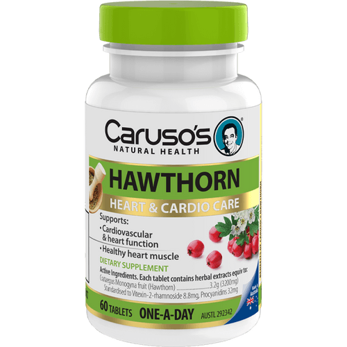 Caruso's Hawthorn 60 Tablets - Herbal Therapeutics