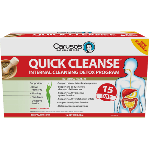 Carusos Quick Cleanse Internal Cleansing Detox Program (15 Day) - Health Solutions