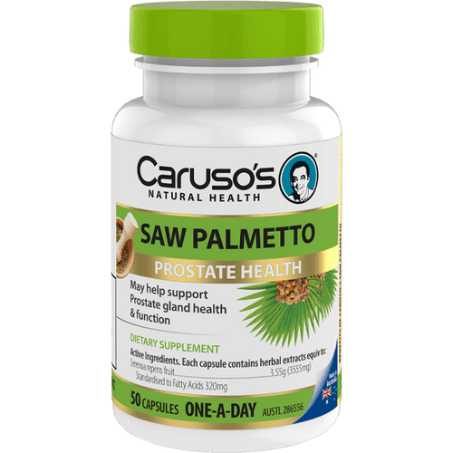 Caruso's Saw Palmetto 50 Capsules - Herbal Therapeutics