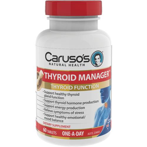 Carusos Natural Health Thyroid Manager Tabs
