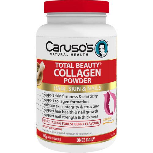 Caruso's Total Beauty Collagen Powder 100g- Health Solutions