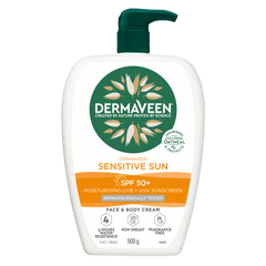 Dermaveen Sensitive Sun SPF50+ Moisturising UVB + UVA Sunscreen - DominionRoadPharmacy