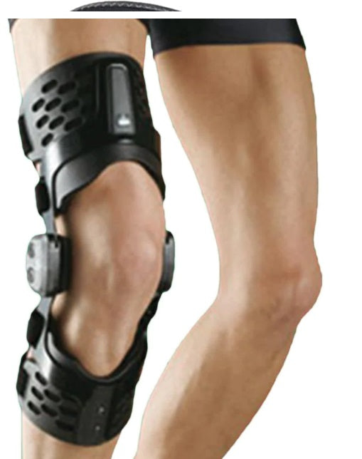 OPP3131 SECURE-PRO KNEE BRACE WITH SWIVELLING ANGLE CONTROLLER AND TELESCOPIC MECHANISM