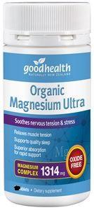 Good Health Organic Magnesium Ultra 120 Tablets