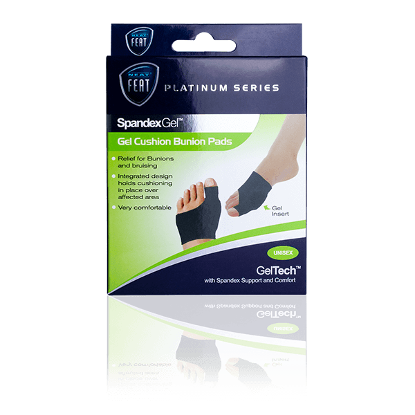 Neat Feat Spandex Gel Cushion Bunion Pads For Helping with Plantar Fasciitis