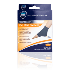 Neat feat Spandex Gel Heel Sleeve Protects Achillies Tendon