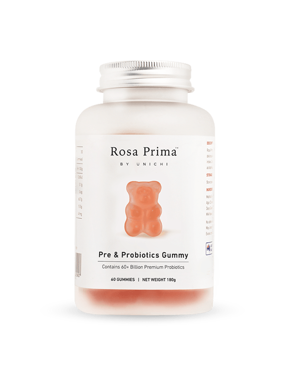 Rosa Prima&rsquo;s Pre &amp; Probiotics Gummy By UNICHI 60 Gummies