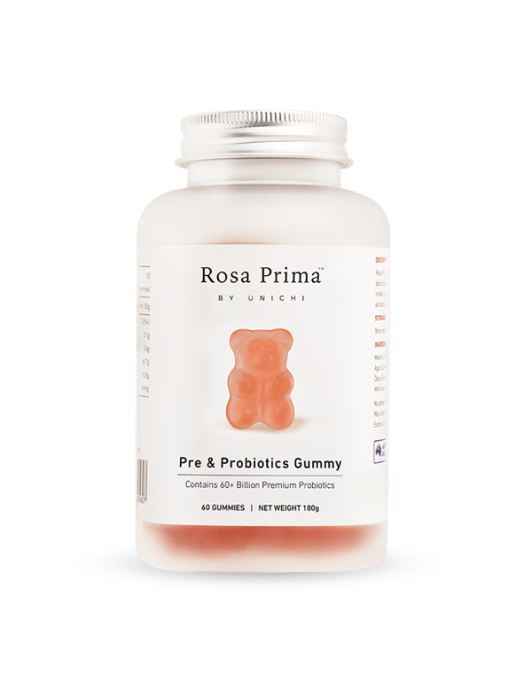 Rosa Prima’s Pre & Probiotics Gummy By UNICHI 60 Gummies - DominionRoadPharmacy