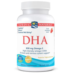 Nordic Naturals DHA 90 softgels Strawberry