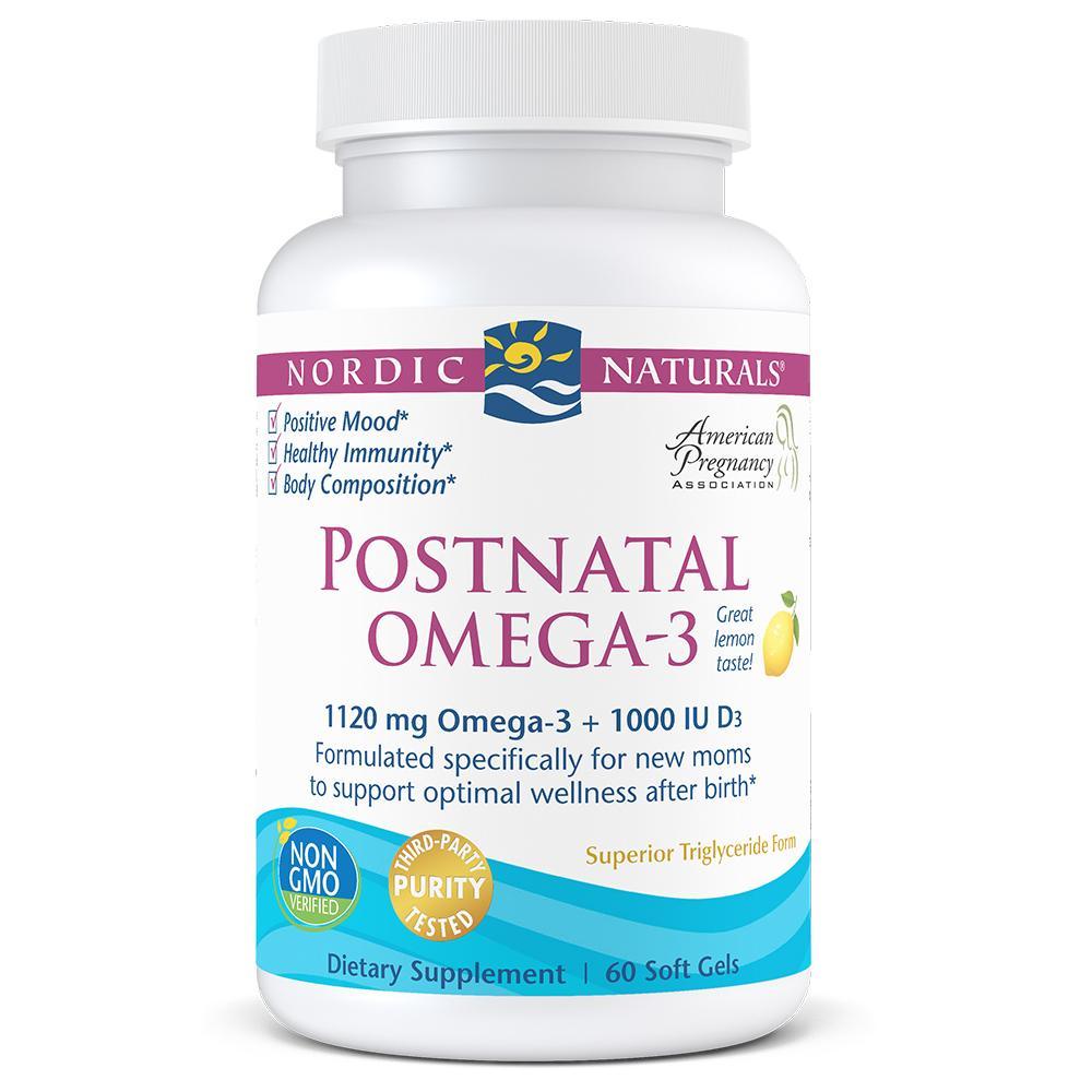 Nordic naturals Postnatal Omega-3 60 softgels Lemon