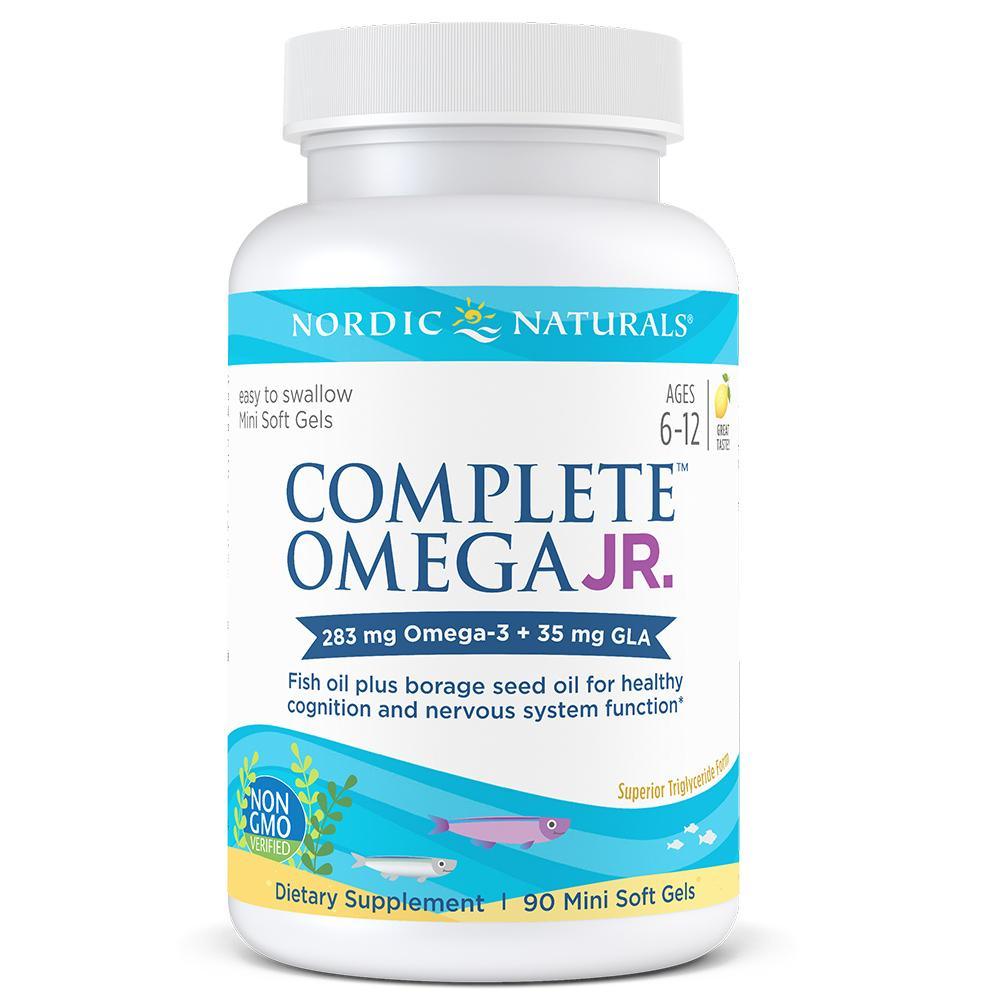 Nordic Naturals Complete Omega Junior 90 softgel capsules Lemon