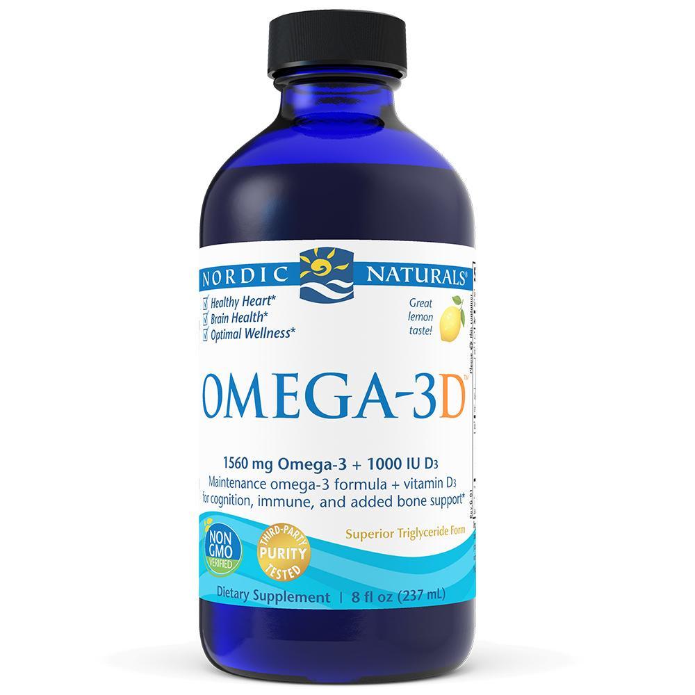 Nordic naturals Omega-3D liquid 237ml Lemon