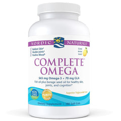 Nordic Naturals Complete Omega 180 softgel capsules Lemon