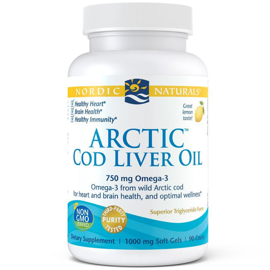 Nordic naturals Arctic Cod Liver Oil 90 softgels