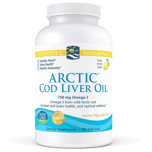 Nordic naturals Arctic Cod Liver Oil 180 softgels