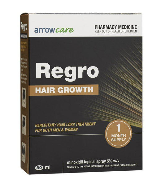 Regro Hair Growth Minoxidil 5% Triple Pack-Pharmacy Medicine